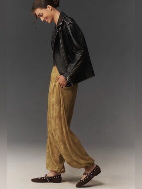 Anthropologie Sheer Lace Balloon Pants NWT